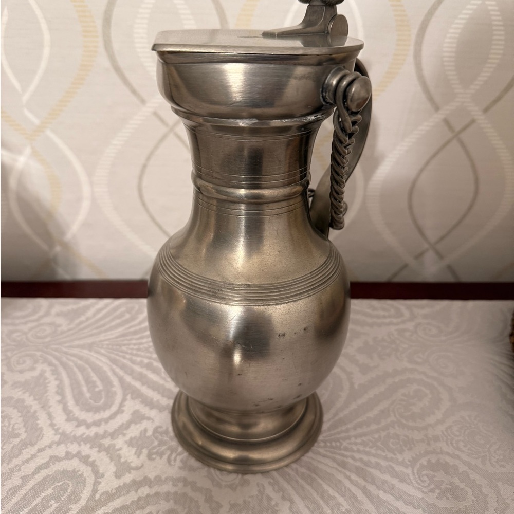 Elegant Silver Coffee Carafe